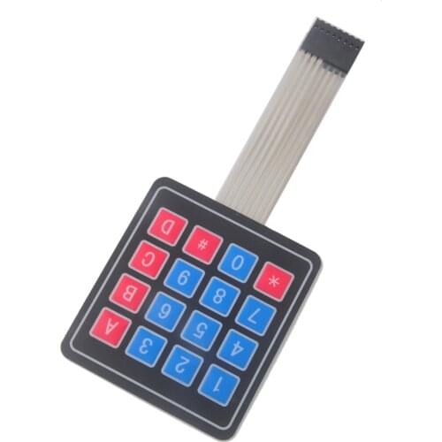 4 x 4 Matrix Array 16 Key Membrane Switch Keypad Keyboard for Arduino AVR PIC ARM FZ0078
