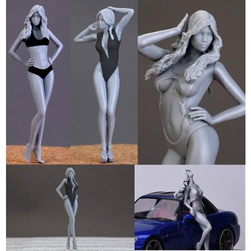 1/24 Resin Figure Building Kit Girls
