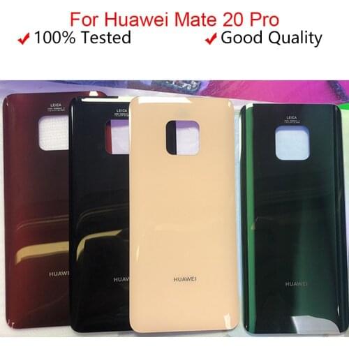 New For Huawei mate20 Pro Mate 20 Pro Battery Glass Back Cover Case for Huawei Mate 20 pro Battery Housing Cover mate 20Pro door
