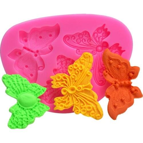 New Butterfly Silicone Molds fondant cake decorating tools Chocolate moulds DIY Handmade Crafts Tool Wedding Party decoration