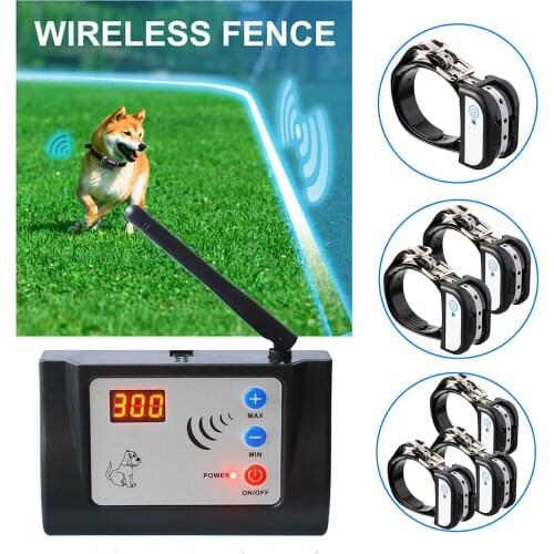 X882 Rechargeable Wireless Electronic 1/2/3 Dog Fence System Training Collars