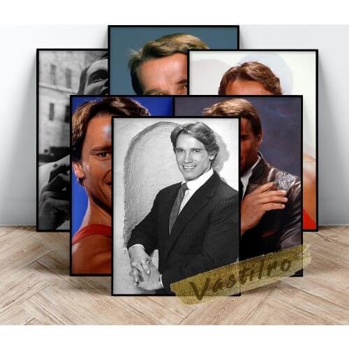 Arnold Schwarzenegger Poster, California Governor Wall Picture, Strong Athlete Art Prints, Schwarzenegger Handsome Man Wall Art