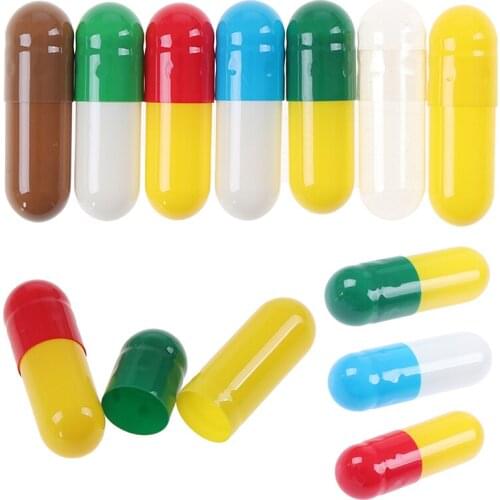 1000Pcs Empty Hard Gelatin Capsule MedicineCapsule 00# Refillable Empty Pill empty cosmetic containers