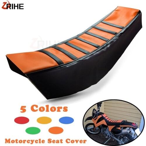 Dirt Bike Moto Ribbed Rubber Gripper Soft Seat Cover For 300/500/125 EXC SIX DAYS 200/250/300/450/500 XC-W 150/250/300 XC
