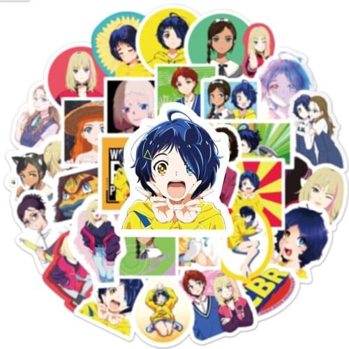 10/30/50pcs Anime WONDER EGG PRIORITY Ohto Ai Cartoon Stickers Aesthetic Decals Toy Luggage Laptop Phone DIY Waterproof Sticker