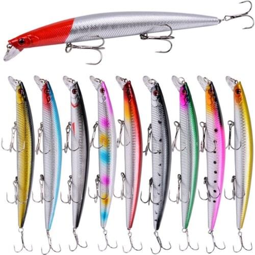 10pcs/lot Big Minnow Fishing Lures 18cm/24g Fishing Hard Bait Crankbaits Isca Artificiais Pesca Sea Wobbler Swimming Baits