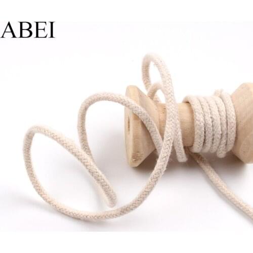 10yards 3mm Knitted Cotton Lace Cords Twisted String DIY Shoelace Handmade Crafts Material