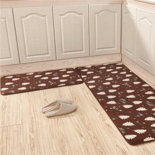 2 Pcs/set Carpets Living Room Floor Mats Bedroom Non Slip Bath Mat Modern Cartton Carpet in Kitchen Bedside Rug Alfombra b