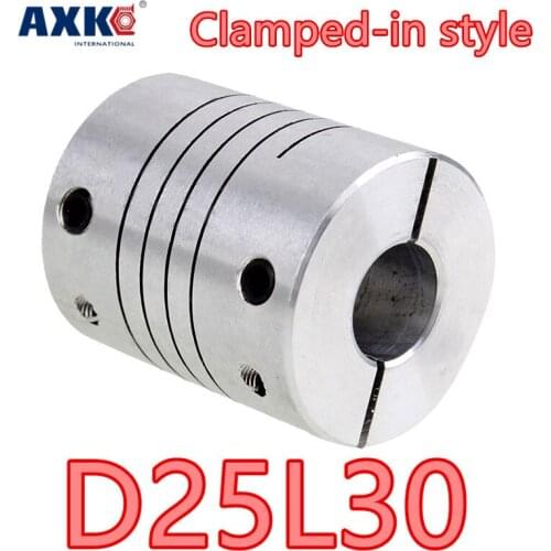 4pcs/lot Aluminum Alloy D25l30 D25 L30 Cnc Flexible Jaw Spider Plum Coupling Shaft Coupler 4/ 5/6/6.35/8/9.5/10/12mm