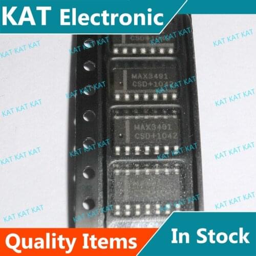 5PCS/Lot MAX3491CSD MAX3491 MAX3491CPD MAX3491EPD MAX3491ESD 3.3V,Low-power trans-ceivers for RS-485/RS-422 communication