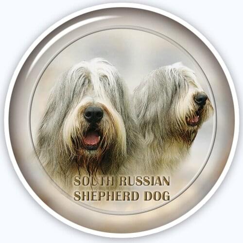 A0681# Various Sizes Removable Decal South Russian Shepherd Dog 88 Sticker Waterproof Accessories on Bumper Rear Window Laptop