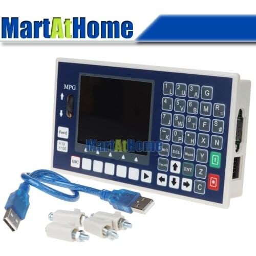 ARGEDO 2 Axis CNC Controller 400KHz USB Stick G code Spindle Control MPG Tool Setting TC5520H Support Servo & Stepper #SM785 @SD