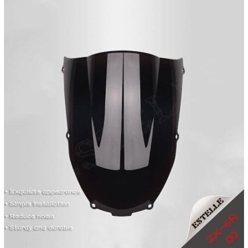 For Kawasaki ZX-6R 2000-2002-On Motorcycle Windshield Windscreen High Quality ABS Plastic ZX-6R2000 2001 2002
