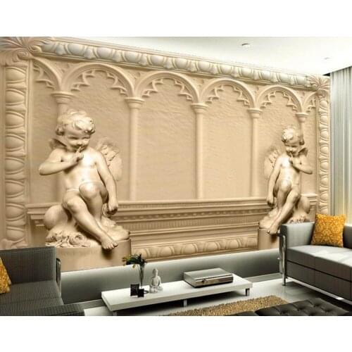 Europe style people relief 3d stereoscopic wallpaper Mural 3d wallpaper 3d wall papers for tv backdrop