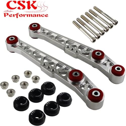 Racing Rear Lower Control Arms LCA For Honda Civic EG 92-95 + Bushing Washers blue / black / red / purple/silver / gold