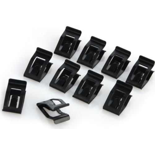 Hot Universal Car Front Console Dash Dashboard Auto Trim Metal Retainer Black Rivet Fastener Clips For Ford Mazda Audi Toyota