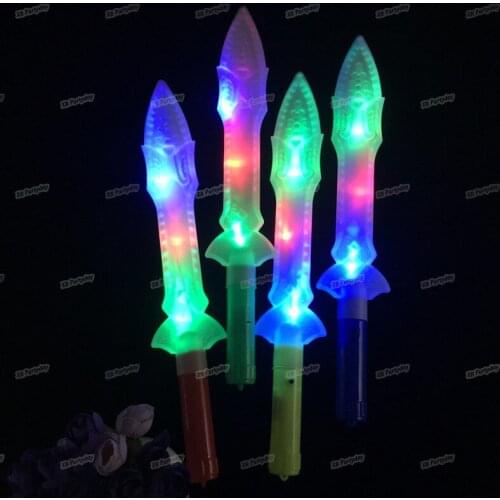 Moon Star Mace Blinking Flashing Wands Led Plastic Stick For Party Glow Ax Stick Party Toys Kids Favor Party Accessories