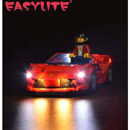 LED Light Set For 76895 Speed Champions F8 Tributo DIY Toys Blocks Bricks Only Lighting Kit Not Include Model