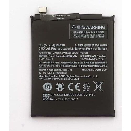 Original BM3B Built-in Battery For Xiaomi Mix2 & 2S