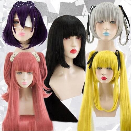 Kakegurui Yumeko Jabami Yomoduki Runa Midari Ikishima Cosplay Wigs Momobami Ririka Halloween Party Heat Resistant Synthetic Hair