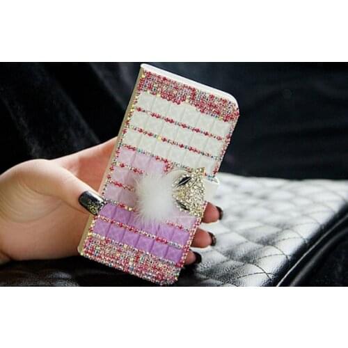 Glitter Rhinestone Diamond Leather Flip Wallet Case For Iphone 12 11 X Pro XR XS MAX 6 7 8Plus For Samsung S10 S8 S9 Note10 9 8