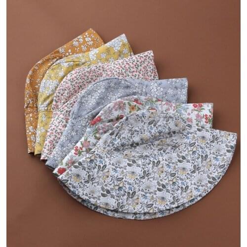 2021 New Summer Baby Sun Hat Boys Cap Children Panama Unisex Beach Girls Bucket Hats Floral Vintage Infant UV 97BC