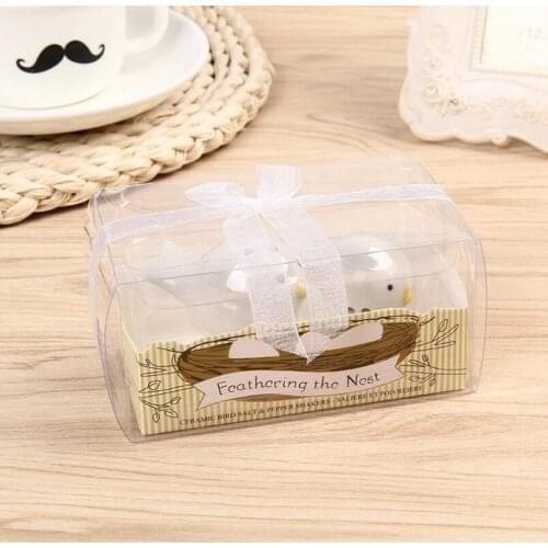 Wedding Favours Kitchen Tool Love Birds Salt and Pepper Shakers Party Gift and Giveaways for Guest LX3631