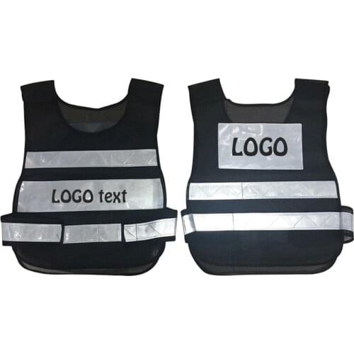 Motorcycle Reflective Vest High Visibility Motocross Riding Off-Road Bicycle Vest Running Sports Jacket Logo Printing