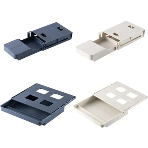 Thin Rectangle Under Desk Drawer Self Stick Table Hidden Drawer Pencil Tray Desk Storage Drawer Type Punch-free Makeup Wholesale
