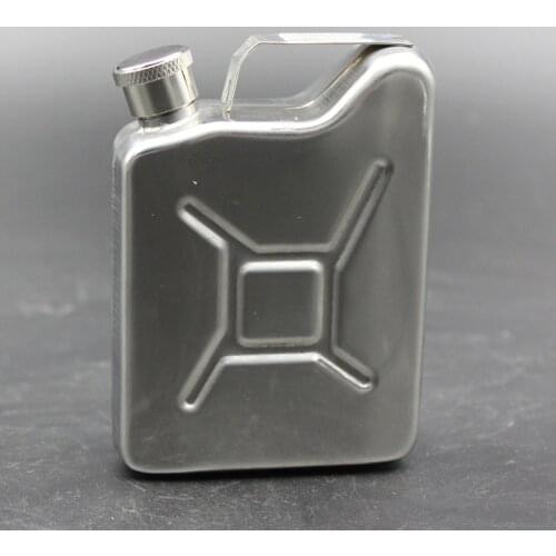 Outdoor Portable 5oz Stainless Steel Hip Flask Liquor Wine Pot Flagon Jerrycan Oil Fuel Petrol Gasoline Can TB Sale