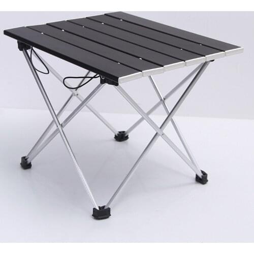 Ultra Light Portable Folding Table Camping Outdoor Furniture Computer Picnic Table Aluminum Alloy Folding Table Furniture
