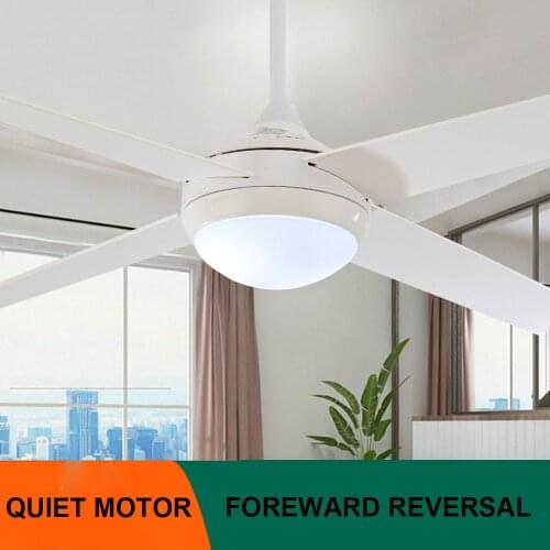 LED Ceiling Fan Lamp 75W Motor with 3 Colors Led Lights Remote Controller 42 inch 52 inch Baldes Bed Room Restaurant