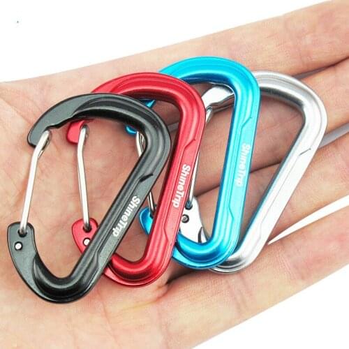 High quality outdoor mountaineering D-buckle fast hanging multifunctional metal equipment backpack hook multi tool keychain