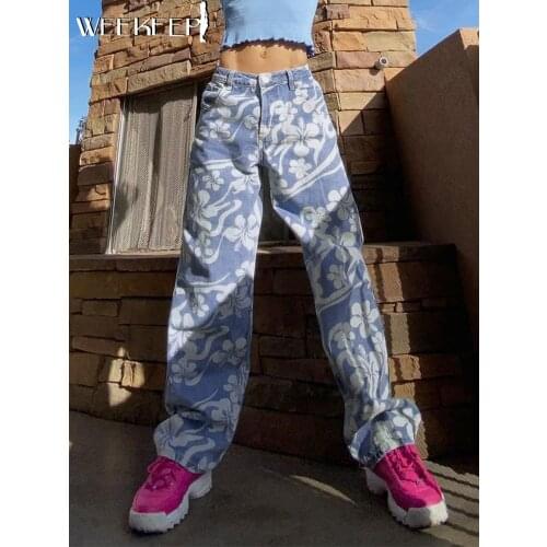WEEKEEP Women's Straight Trousers