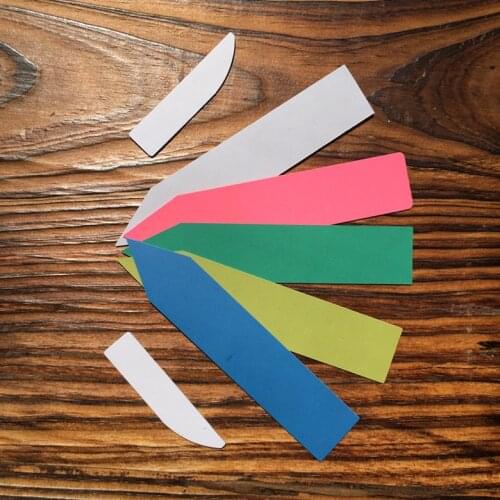 10*2cm New Design Random Color Plastic Plant Seed Labels Pot Marker Nursery Garden Stake Tags Cute Garden Labels 100 Pcs