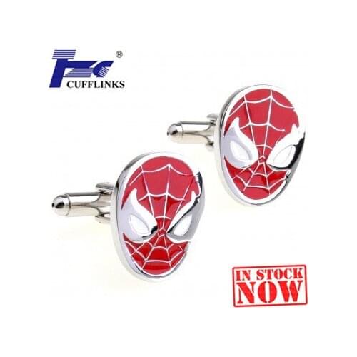 TZG02021 Superhero Super Hero Cufflink Cuff Link 2 Pairs Free Shipping