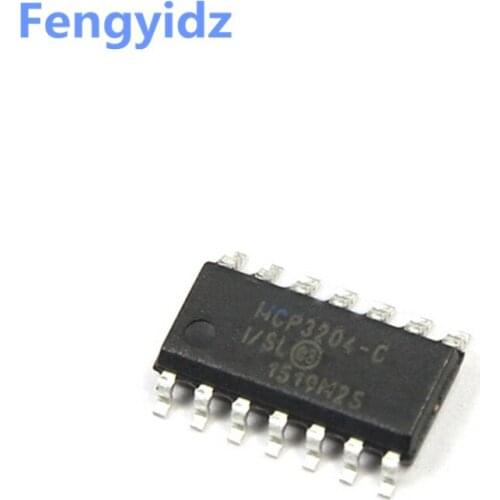 1PCS MCP3204-CI/SL MCP3204 SOP14