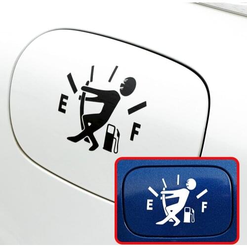 1pcs Funny Pull Fuel Tank Pointer Reflective Car Stickers for renault Dacia Duster Logan Sandero Stepway Lodgy subaru forester