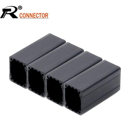 10pcs/lot AC Coupler Aluminum Box Enclosure Case Circuit Board Project Electronic 65x25x30mm For Data Board Power Supply Units