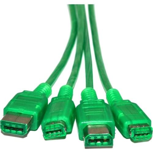 100pcs Factory wholesaler New style 2 Player Game Link Connect cable Cord for Gameboy For GBC /GBP /GB game console