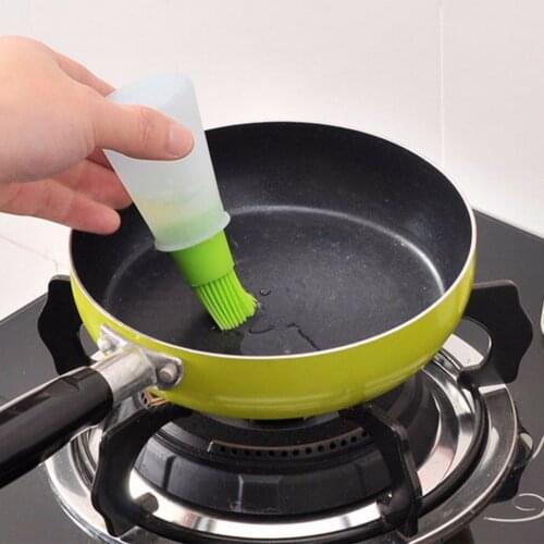 Silicone Oil Bottle Brush For Baking BBQ Basting Brush Pastry Oil Brush Kitchen Baking Honey Oil barbecue Tool Gadgets