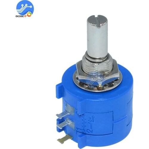 3590S-2-103L 3590S 10K ohm Precision Multiturn Potentiometer 10 Ring Adjustable Resistor 3590S