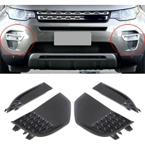 4Pcs/Set Car Front Bumper Fog Lamp Bezel Trim Cover Left+Right Side For Land Rover Discovery Sport L550 2015 2016 2017 2018 2019