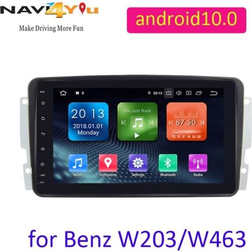 8''Android 10.0 Special Car Media Radio For Benz W209 W203 W168 W463 Viano W639 Vito Vaneo with Built-in DSP CarPlay AndroidAuto