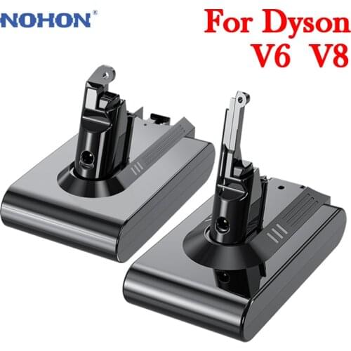 NOHON Vacuum Cleaner Battery For Dyson V8 V6 Li-ion Replacement Bateria DC58 DC61 DC62 DC74 SV09 SV07 SV03 V8 Fluffy Animal SV10