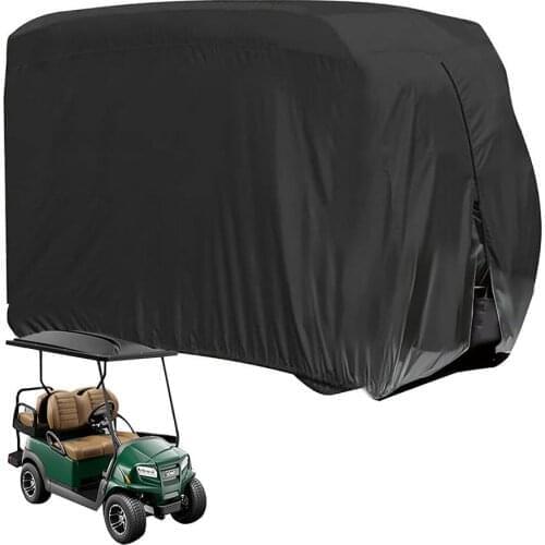 Golf Cart Cover Golf Car Cart Dust Cover Outdoor Windproof Waterproof Golf Cart Dust Cover For Club Car Rain Snow Dustproof Cove