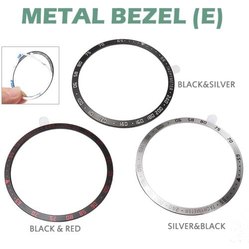 Anti-scratch Cover For Samsung Galaxy Watch 3 Stainless Steel Bezel Ring Adhesive Cover Watch Case Protector Accessories