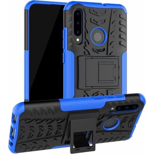 For Huawei P Smart Plus 2019 Rugged Hybrid Armor Heavy Duty Hybrid TPU Stand Impact Plastic Case Hard Shock Proof Cover Case