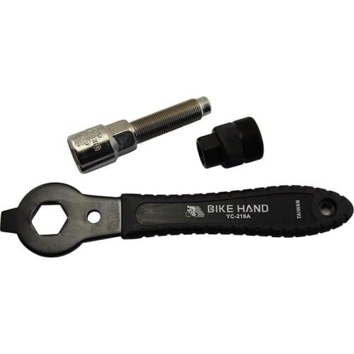 Bicycle Repair Extractor Bottom Bracket Remover Cycling Crankset Bike Crank Puller Removal Wrench Pedal Remover Bicycle Tool