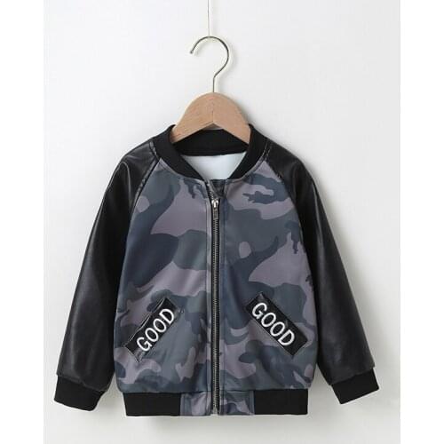Boys Camouflage Jackets Childrens Clothing Boys Spring And Autumn Jacket Coat Tops